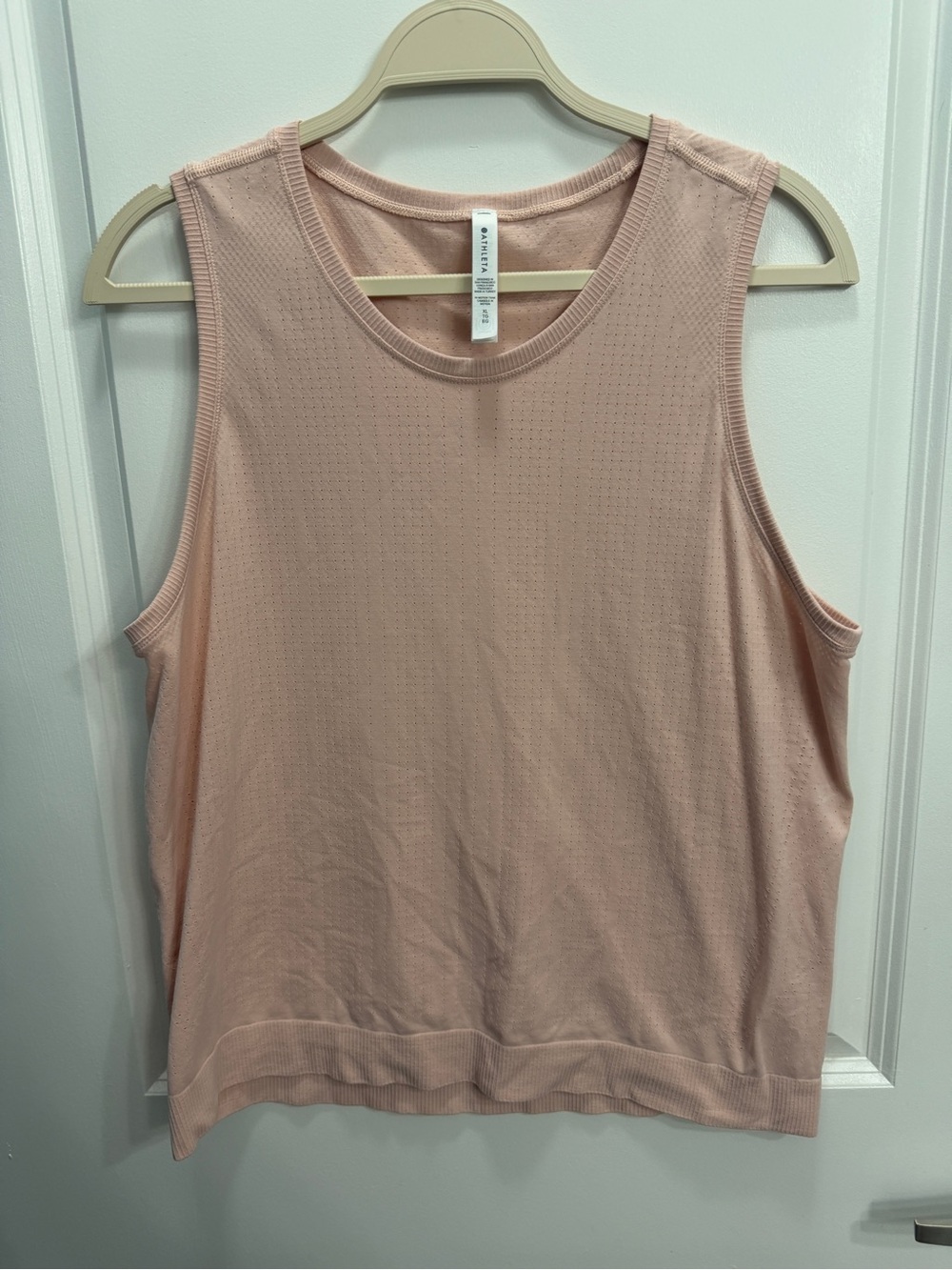 Athleta light pink tank top